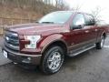 Front 3/4 View of 2015 Ford F150 Lariat SuperCrew 4x4 #5