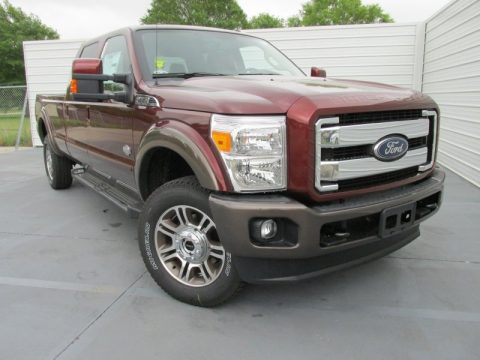 Bronze Fire Ford F350 Super Duty King Ranch Crew Cab 4x4.  Click to enlarge.