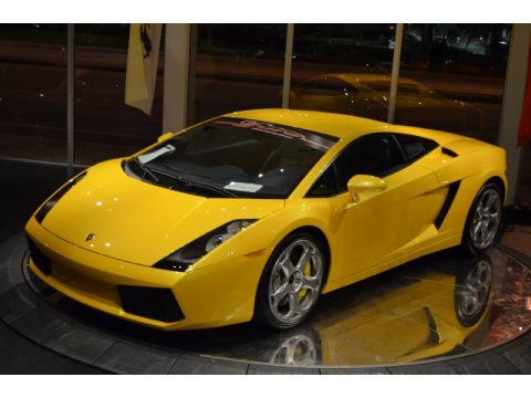 Giallo Midas Lamborghini Gallardo Coupe.  Click to enlarge.