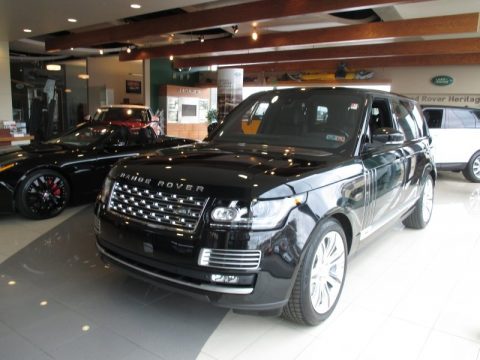 Santorini Black Land Rover Range Rover Autobiography.  Click to enlarge.