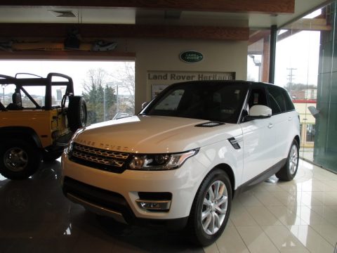 Fuji White Land Rover Range Rover Sport Supercharged.  Click to enlarge.