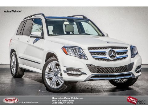 Polar White Mercedes-Benz GLK 350.  Click to enlarge.
