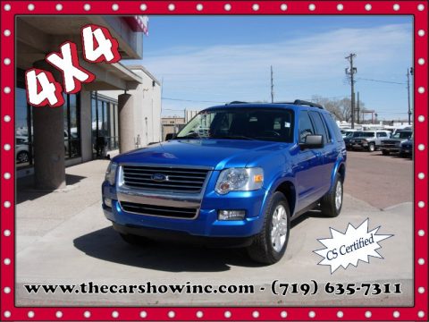 Blue Flame Metallic Ford Explorer XLT 4x4.  Click to enlarge.