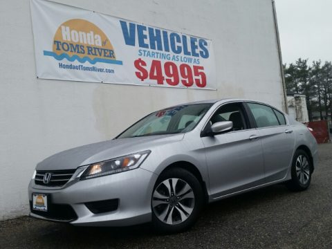 Alabaster Silver Metallic Honda Accord LX Sedan.  Click to enlarge.