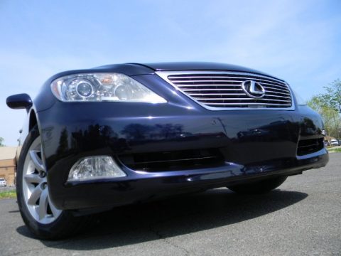 Black Sapphire Blue Pearl Lexus LS 460.  Click to enlarge.