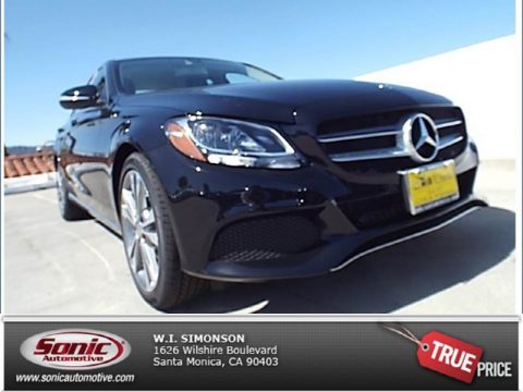 Black Mercedes-Benz C 300.  Click to enlarge.