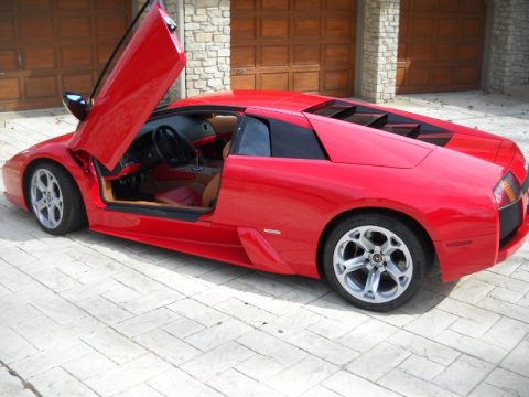 Rosso Andromeda Lamborghini Murcielago Coupe.  Click to enlarge.