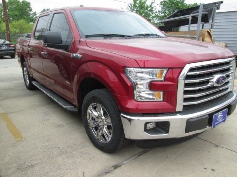 Ruby Red Metallic Ford F150 XLT SuperCrew.  Click to enlarge.