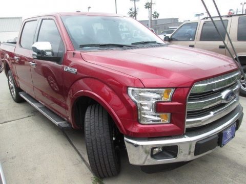 Ruby Red Metallic Ford F150 Lariat SuperCrew.  Click to enlarge.