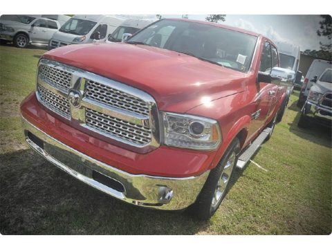 Flame Red Ram 1500 Laramie Crew Cab.  Click to enlarge.