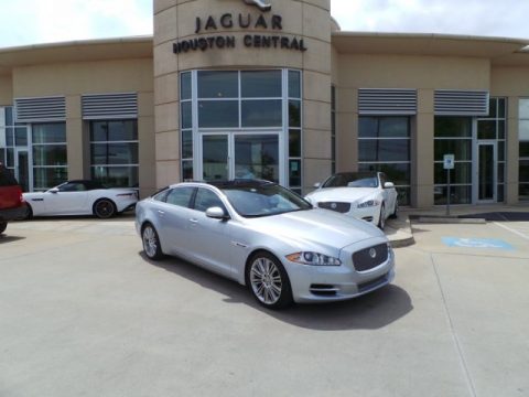 Liquid Silver Metallic Jaguar XJ XJL Supercharged.  Click to enlarge.