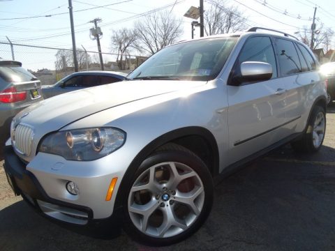 Titanium Silver Metallic BMW X5 4.8i.  Click to enlarge.