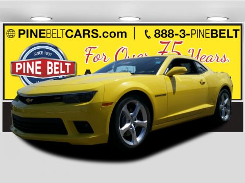 Bright Yellow Chevrolet Camaro SS/RS Coupe.  Click to enlarge.