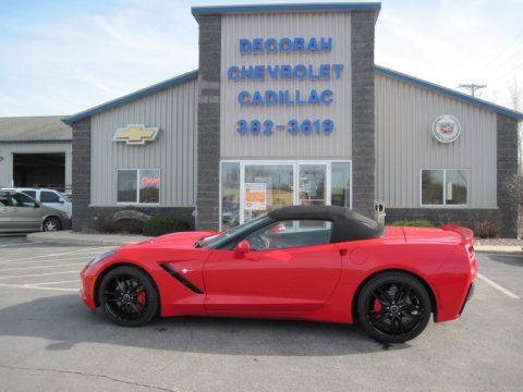 Torch Red Chevrolet Corvette Stingray Convertible Z51.  Click to enlarge.