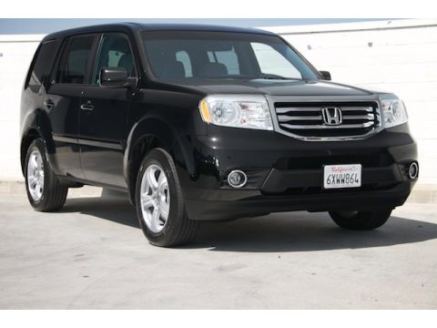 Crystal Black Pearl Honda Pilot EX.  Click to enlarge.