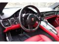  Black/Carrera Red Interior Porsche Panamera #22