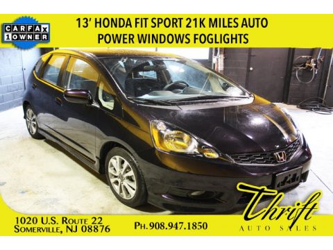 Midnight Plum Pearl Honda Fit Sport.  Click to enlarge.