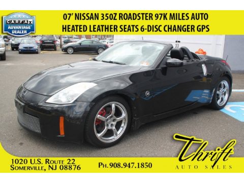 Magnetic Black Pearl Nissan 350Z Touring Roadster.  Click to enlarge.