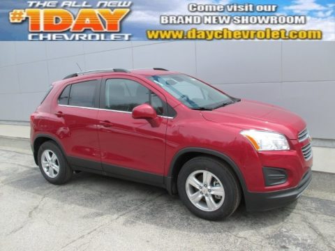 Ruby Red Metallic Chevrolet Trax LT.  Click to enlarge.