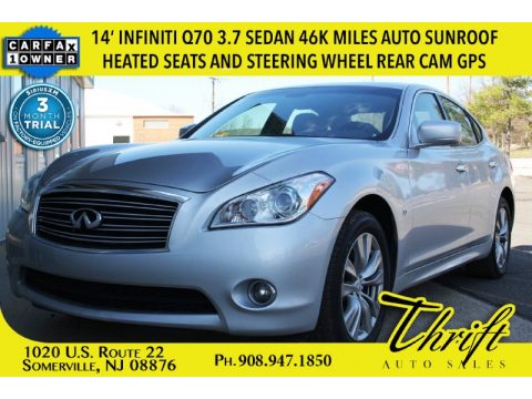 Liquid Platinum Infiniti Q70 3.7 AWD.  Click to enlarge.