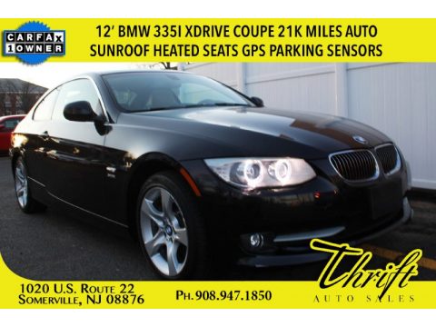 Black Sapphire Metallic BMW 3 Series 335i xDrive Coupe.  Click to enlarge.