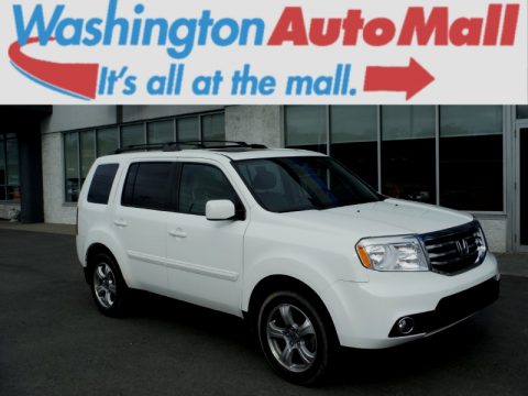 Taffeta White Honda Pilot EX-L 4WD.  Click to enlarge.