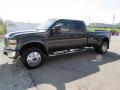 Front 3/4 View of 2008 Ford F450 Super Duty Lariat Crew Cab 4x4 Dually #7