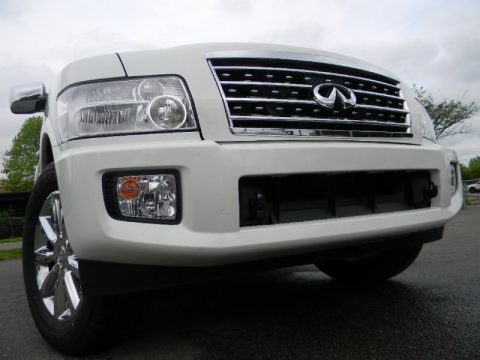 Tuscan Pearl White Infiniti QX 56.  Click to enlarge.