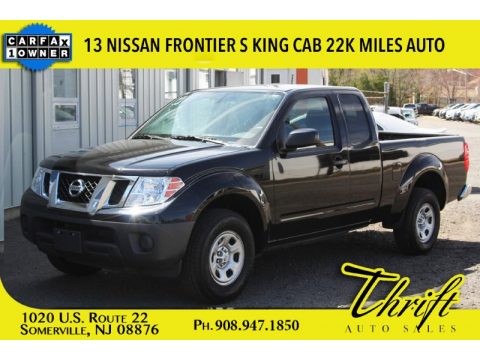 Super Black Nissan Frontier S King Cab.  Click to enlarge.