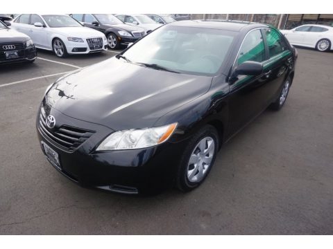 Black Toyota Camry LE.  Click to enlarge.