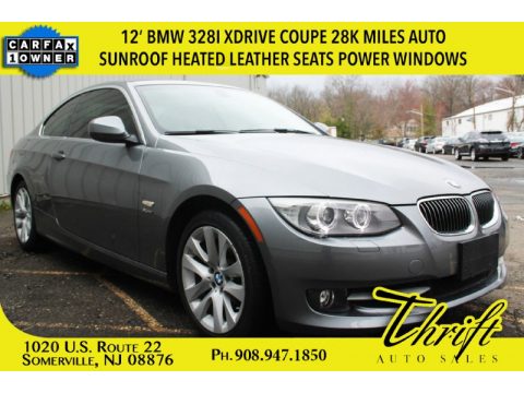 Space Grey Metallic BMW 3 Series 328i xDrive Coupe.  Click to enlarge.