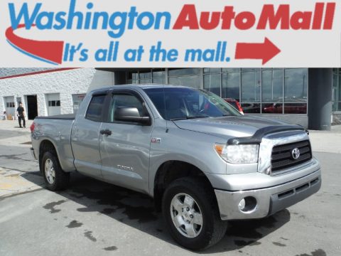 Silver Sky Metallic Toyota Tundra SR5 TRD Double Cab 4x4.  Click to enlarge.