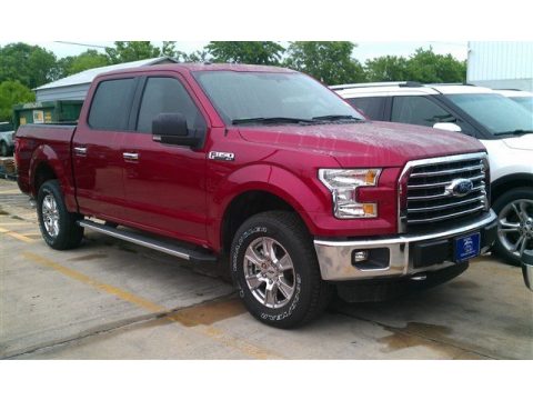 Ruby Red Metallic Ford F150 XLT SuperCrew 4x4.  Click to enlarge.