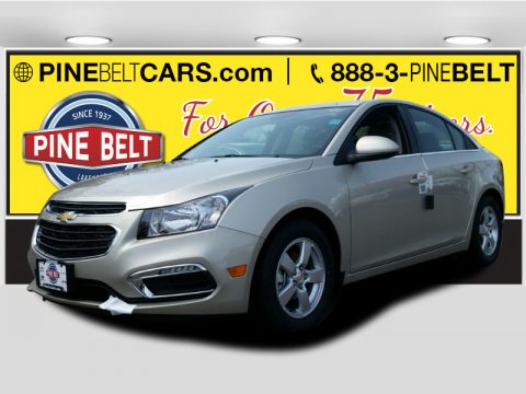 Champagne Silver Metallic Chevrolet Cruze LT.  Click to enlarge.