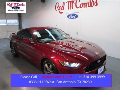 Ruby Red Metallic Ford Mustang V6 Coupe. Click to enlarge. Ruby Red Metallic Ford Mustang V6 Coupe. Click to enlarge.