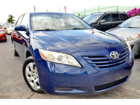Blue Ribbon Metallic Toyota Camry LE.  Click to enlarge.