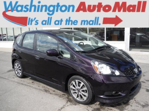 Midnight Plum Pearl Honda Fit Sport.  Click to enlarge.