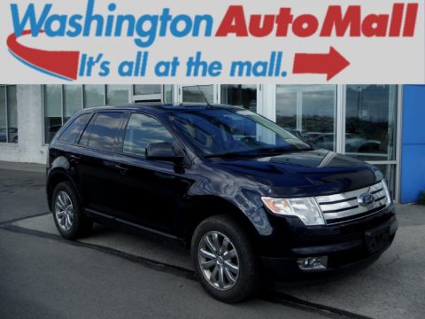 Dark Ink Blue Metallic Ford Edge SEL AWD.  Click to enlarge.