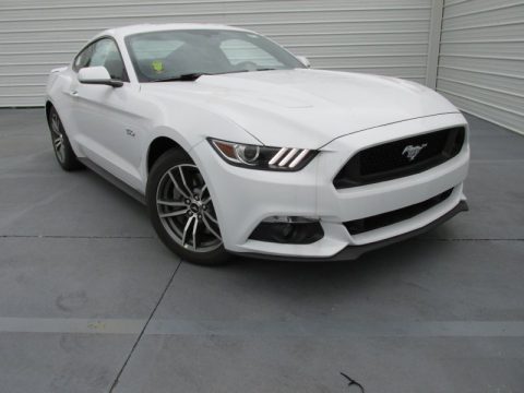 Oxford White Ford Mustang GT Coupe.  Click to enlarge.