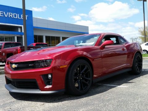 Crystal Red Tintcoat Chevrolet Camaro ZL1 Coupe.  Click to enlarge.