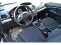  2014 Subaru Impreza Black Interior #5