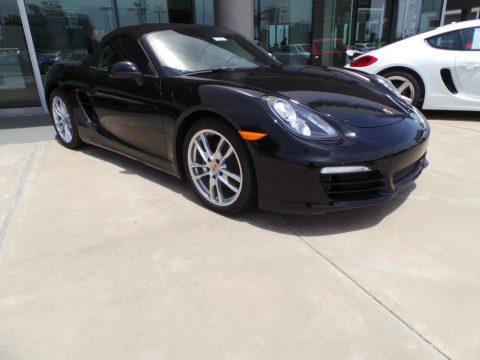 Black Porsche Boxster .  Click to enlarge.