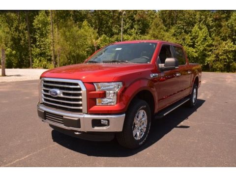 Ruby Red Metallic Ford F150 XLT SuperCrew 4x4.  Click to enlarge.