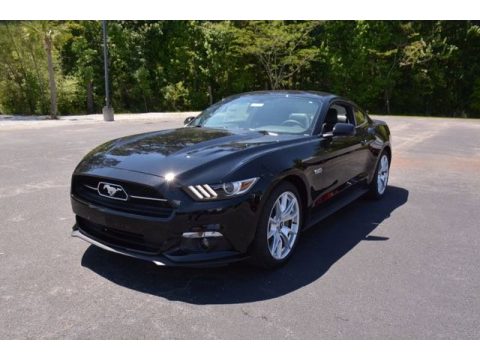Black Ford Mustang GT Premium Coupe.  Click to enlarge.