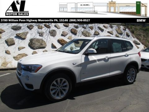 Alpine White BMW X3 xDrive28i.  Click to enlarge.