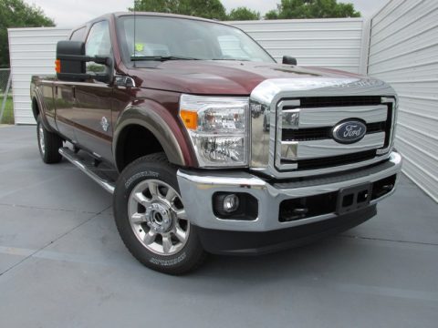 Bronze Fire Ford F350 Super Duty Lariat Crew Cab 4x4.  Click to enlarge.