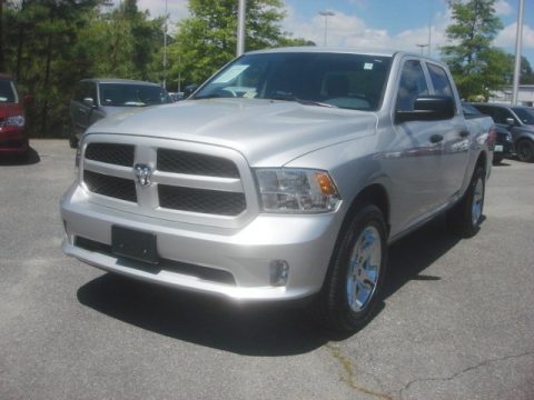 Bright Silver Metallic Ram 1500 Express Crew Cab.  Click to enlarge.