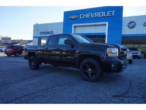 Onyx Black GMC Sierra 1500 Double Cab.  Click to enlarge.