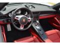  2015 Porsche 911 Black/Garnet Red Interior #9