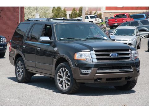 Tuxedo Black Metallic Ford Expedition King Ranch 4x4.  Click to enlarge.